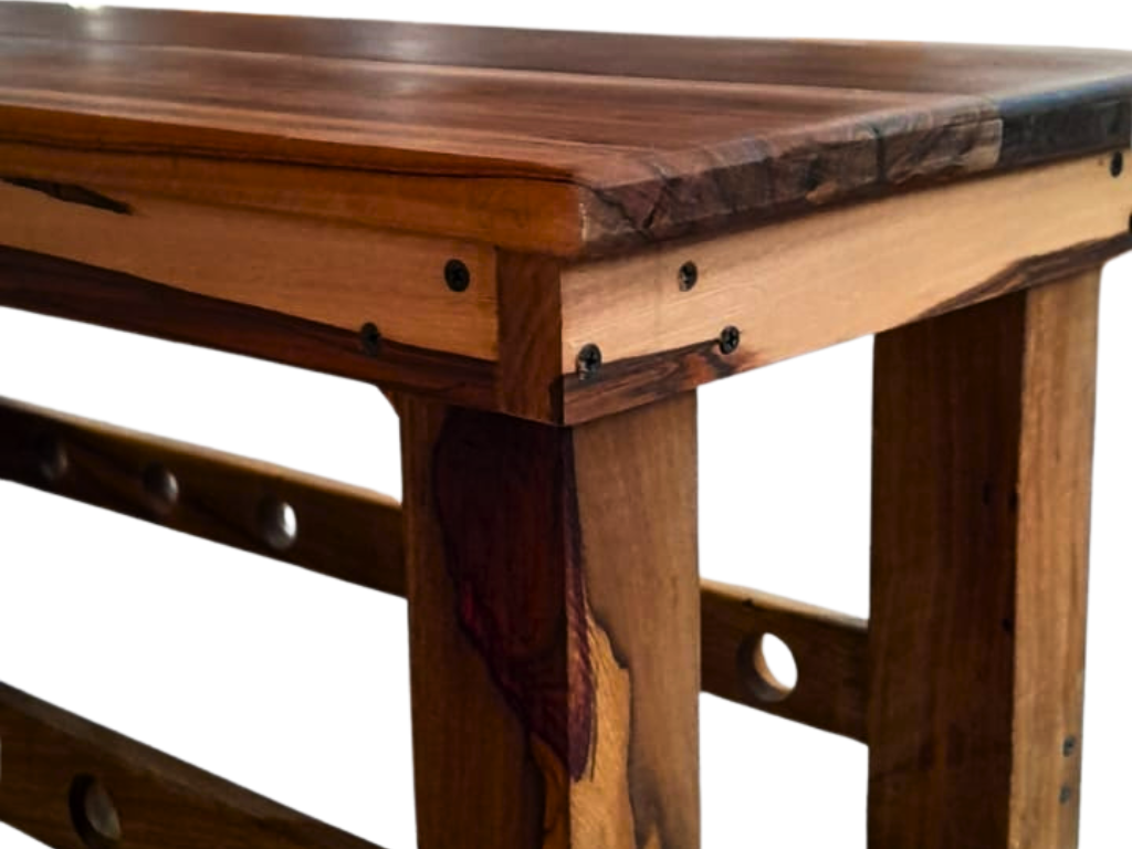 Banco para Setu Bandha | Madera Maciza de Guayubira - Imagen 3