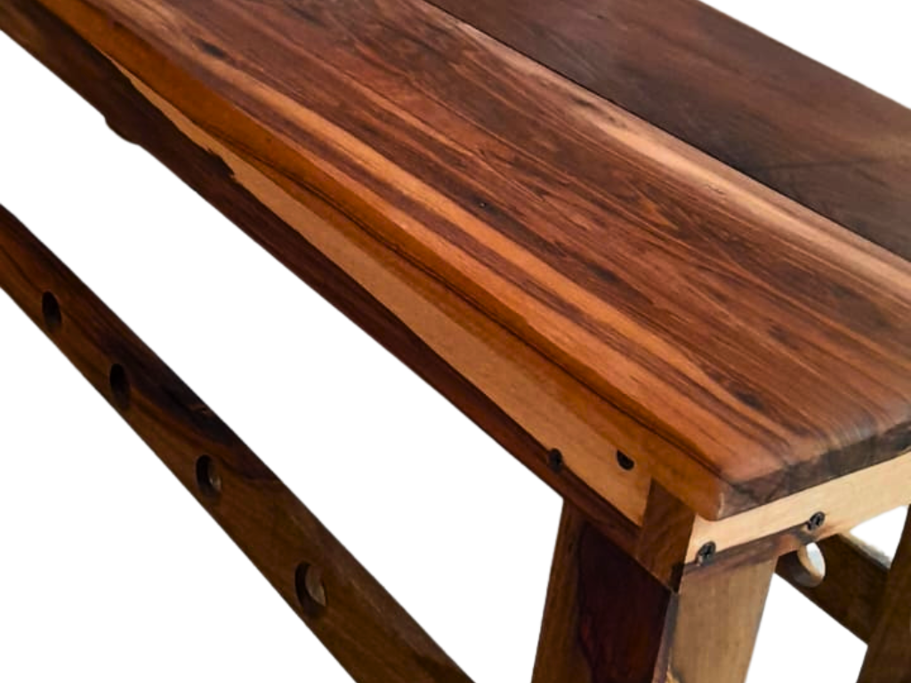 Banco para Setu Bandha | Madera Maciza de Guayubira - Imagen 4