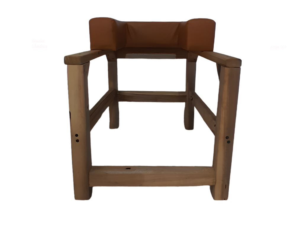Banco para invertidas de yoga – Madera de Guayubira