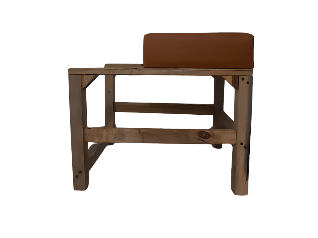 Banco para invertidas de yoga – Madera de Guayubira - Imagen 3