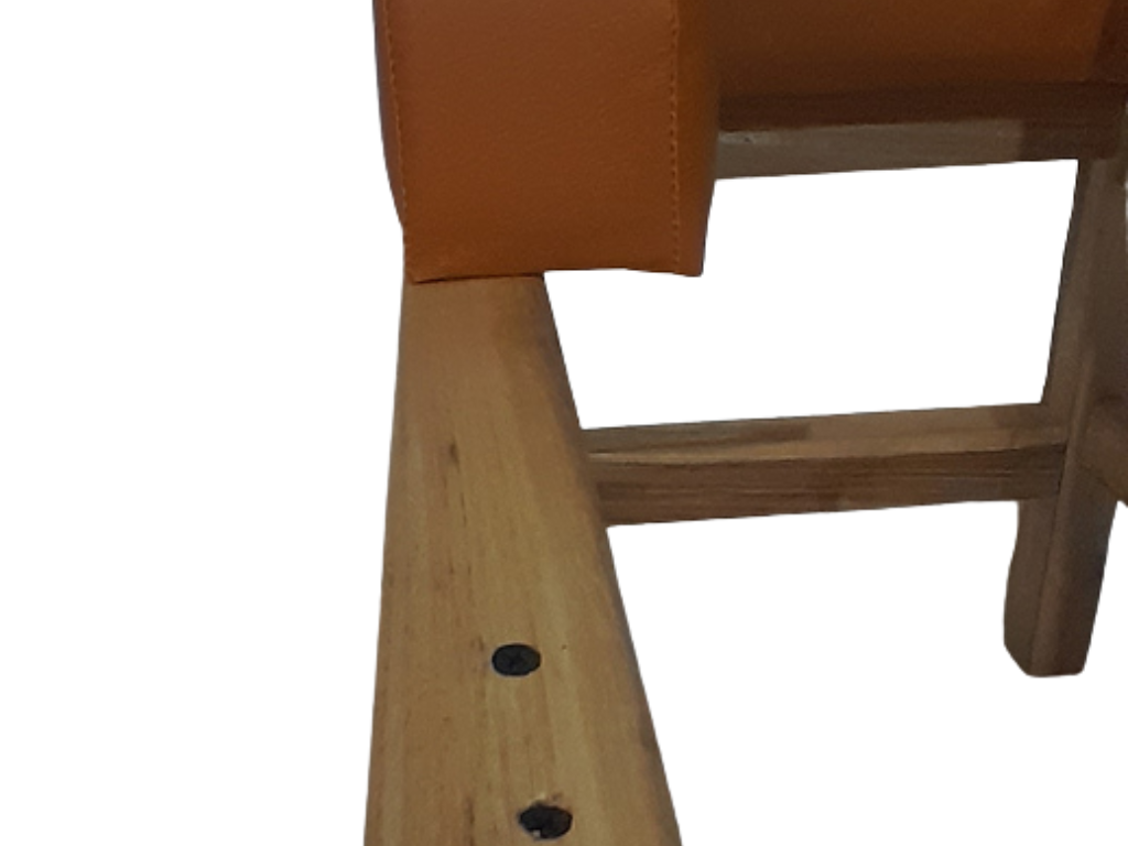 Banco para invertidas de yoga – Madera de Guayubira - Imagen 4