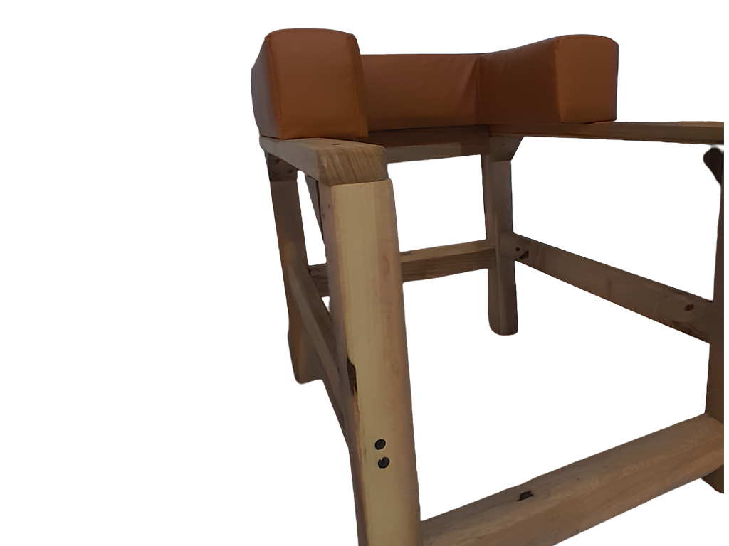 Banco para invertidas de yoga – Madera de Guayubira - Imagen 5