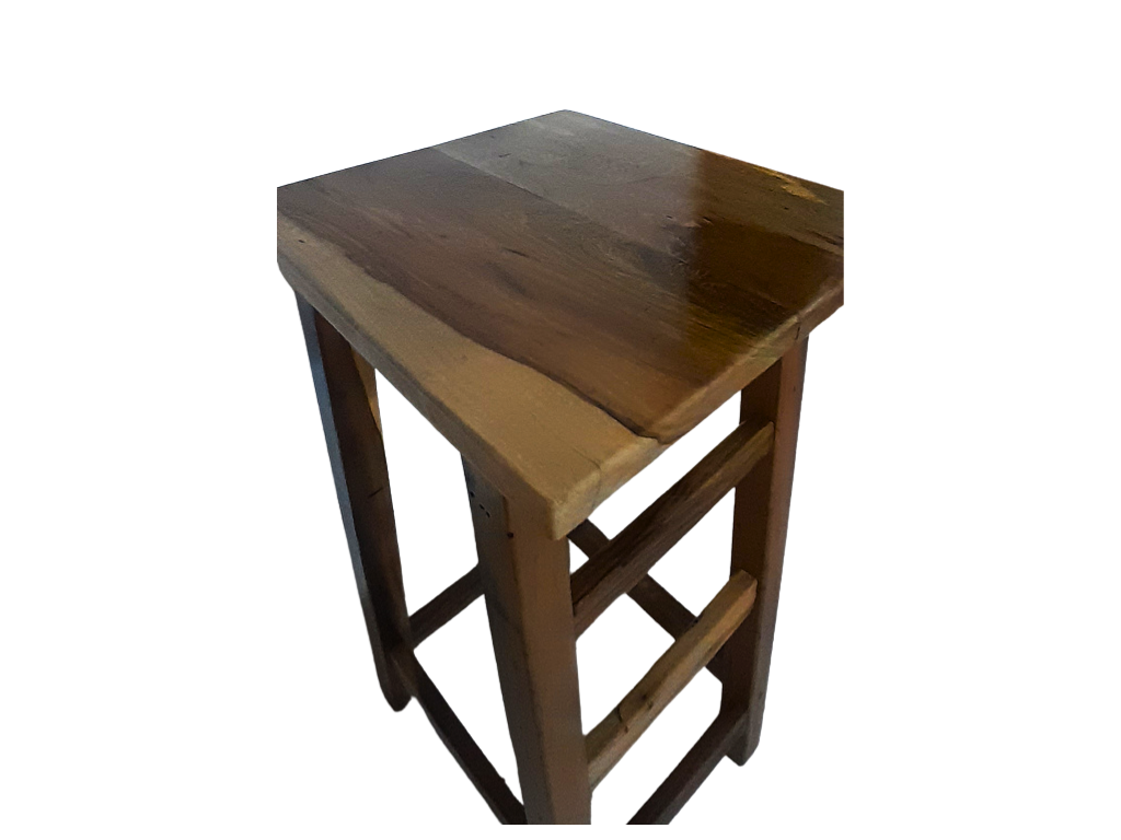 Banco Alto para Yoga (Tall Stool) | Madera de Guayubira - Imagen 3